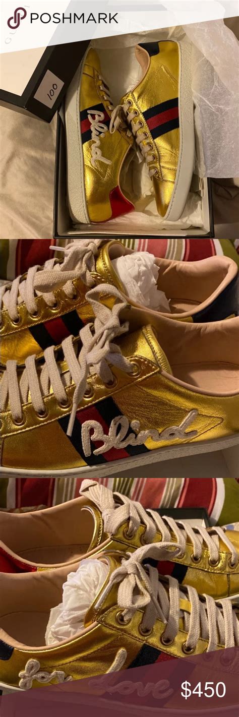 blind for love gucci shoes replica